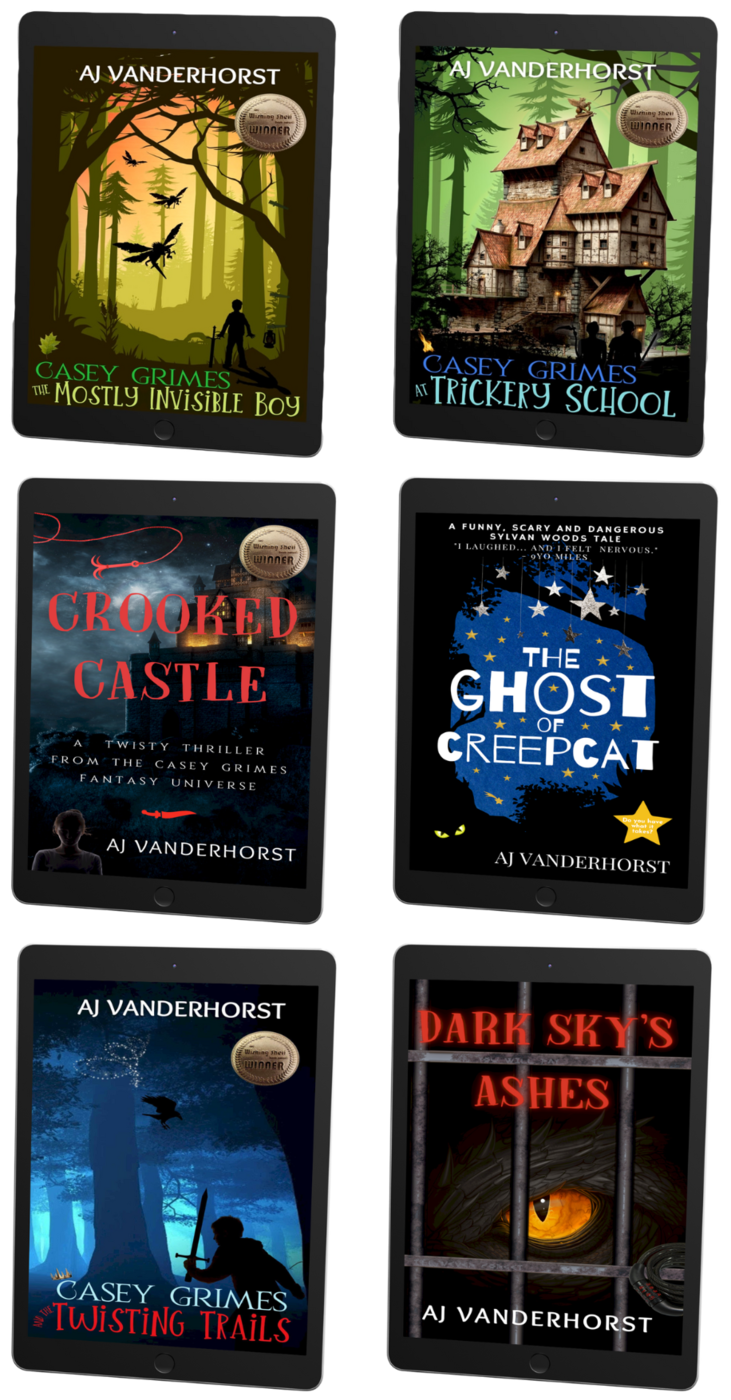 All the Casey Grimes books so far.